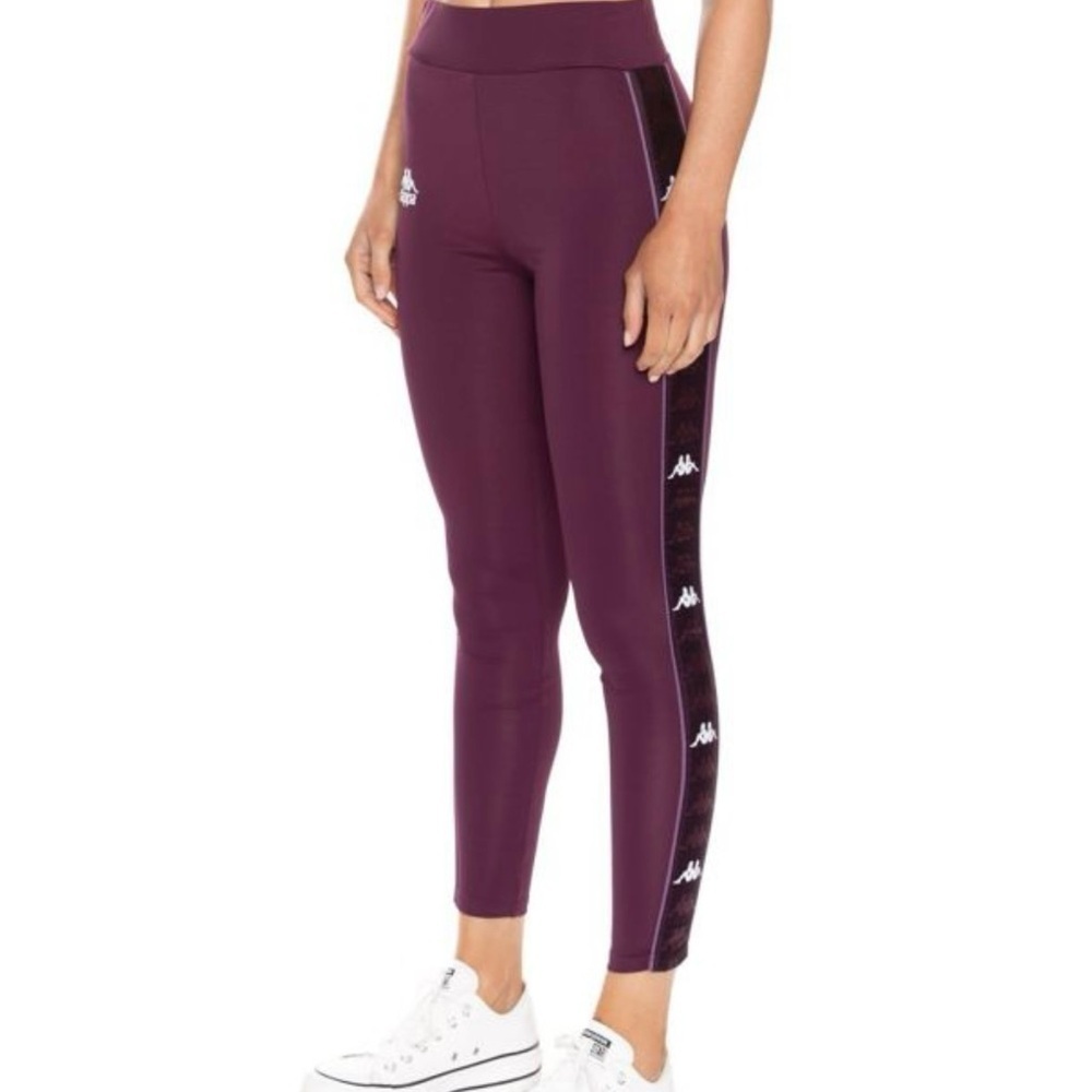 Kappa leggings women’s XS extra small purple EUC - Picture 2 of 8